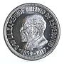 Netherlands 25 steloj Creation of Esperanto Dr Zamenhof proof silver coin 1965