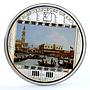 Cook Islands 20 dollars Canaletto Art Return of the Bucintoro silver coin 2011