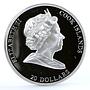 Cook Islands 20 dollars Canaletto Art Return of the Bucintoro silver coin 2011