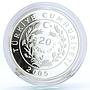 Turkey 20 lira Endangered Wildlife Dormouse Animals Fauna proof silver coin 2005