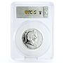 Cook Islands 10 dollars Rulers of Russia Elizabeth I PR69 PCGS silver coin 2008