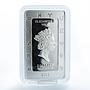 Niue 2 dollars Zodiac Virgo silver color 1 oz coin bar 2011