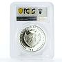 Palau 5 dollars Sea Treasures Oyster White Pearl PR70 PCGS silver coin 2009