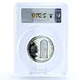 Cook Islands 10 dollars Windows of Heaven Cologne Church PR69 PCGS Ag coin 2010