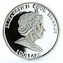 Cook Islands 5 dollars Pechersk All Saints Church Architecture silver coin 2008