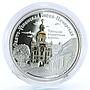 Cook Islands 5 dollars Pechersk Gate Trinity Church Architecture Ag coin 2008