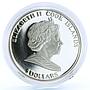 Cook Islands 5 dollars Pechersk Gate Trinity Church Architecture Ag coin 2008