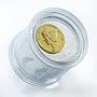 Niue 50 dollars Fortuna Redux Mercury silver gilded proof coin 2013