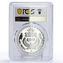 Egypt 5 pounds Ancient Treasures Goddess Hathor Sculpture PR69 PCGS Ag coin 1994