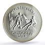 Egypt 5 pounds Football World Cup in USA Players Pyramid MS66 PCGS Ag coin 1994
