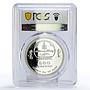 Mongolia 500 togrog Undur Geghen Zanabazar Buddhism PR69 PCGS silver coin 1999