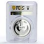 Egypt 5 pounds Queen Chnemtamun Boat Ship Clipper PR69 PCGS silver coin 1994