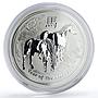 Australia 1 dollar Lunar Calendar series II Year of the Horse silver coin 2014