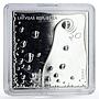 Latvia 1 lats Coin of Water proof silver coin 2009