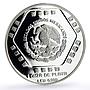 Mexico 5 pesos Precolombina Chaac Mool Statue Sculpture proof silver coin 1994