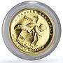 Australia 5 dollars Discovers Brolga Bird Animals Fauna proof gold coin 2008