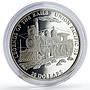 Liberia 20 dollars Trains Railway Locomotive Union Pacific 119 silver coin 2001