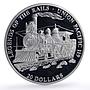 Liberia 20 dollars Trains Railway Locomotive Union Pacific 119 silver coin 2001