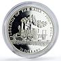 Liberia 20 dollars Trains Railway Locomotive John Bull silver coin 2001