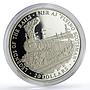 Liberia 20 dollars Trains Railway Locomotive LNER Flying Scottsman Ag coin 2002