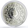 Niue 1 dollar Alphonse Mucha Zodiac Signs series Aries colored silver coin 2011