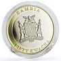 Zambia 50 kwacha 50th Anniversary of National Central Bank proof CuNi coin 2014