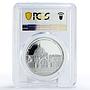 Cameroon 2500 francs Kazan Lady Church Architecture PR69 PCGS silver coin 2016