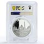 Equatorial Guinea 5000 francs Kul Sharif Mosque Kazan PR69 PCGS Ag coin 2014