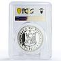 Philippines 25 piso FAO Woman Holding Grain PL66 PCGS silver coin 1976