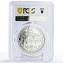 Andorra 10 diners World of Wonders Taj Mahal Palace PR69 PCGS silver coin 2009