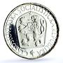 Czechoslovakia 10 korun Hussites Movement Revolutionary Jan Hus silver coin 1965