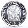 Czechoslovakia 10 korun Hussites Movement Revolutionary Jan Hus silver coin 1965