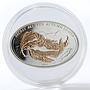 Palau $5 Secret between Autumn Leaves Oval Shaped Silver Coin 2008