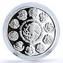 Mexico 5 pesos Chichen Itza Observation Building Architecture silver coin 2012