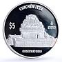 Mexico 5 pesos Chichen Itza Observation Building Architecture silver coin 2012