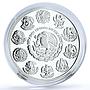 Mexico 5 pesos Chichen Itza La Iglesia Church Architecture silver coin 2012