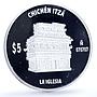 Mexico 5 pesos Chichen Itza La Iglesia Church Architecture silver coin 2012