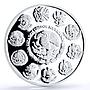 Mexico 5 pesos Chichen Itza La Iglesia Church Architecture silver coin 2012