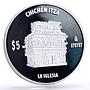 Mexico 5 pesos Chichen Itza La Iglesia Church Architecture silver coin 2012