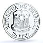 Philippines 25 piso FAO World Food Day Fish Fruits PL63 PCGS silver coin 1981