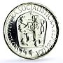 Czechoslovakia 10 korun Hussites Movement Revolutionary Jan Hus silver coin 1965