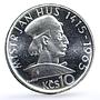 Czechoslovakia 10 korun Hussites Movement Revolutionary Jan Hus silver coin 1965