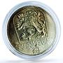 Czechoslovakia 25 korun 25th Anniversary of Slovak Uprising silver coin 1969