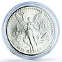 Mexico 1 onza Libertad Angel of Independence silver coin 1991