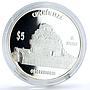 Mexico 5 pesos Chichen Itza Observation Building Architecture silver coin 2012