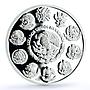 Mexico 5 pesos Chichen Itza Observation Building Architecture silver coin 2012