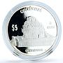 Mexico 5 pesos Chichen Itza Observation Building Architecture silver coin 2012