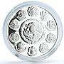 Mexico 5 pesos Chichen Itza Observation Building Architecture silver coin 2012