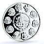 Mexico 5 pesos Chichen Itza La Iglesia Church Architecture silver coin 2012