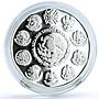 Mexico 5 pesos Chichen Itza La Iglesia Church Architecture silver coin 2012